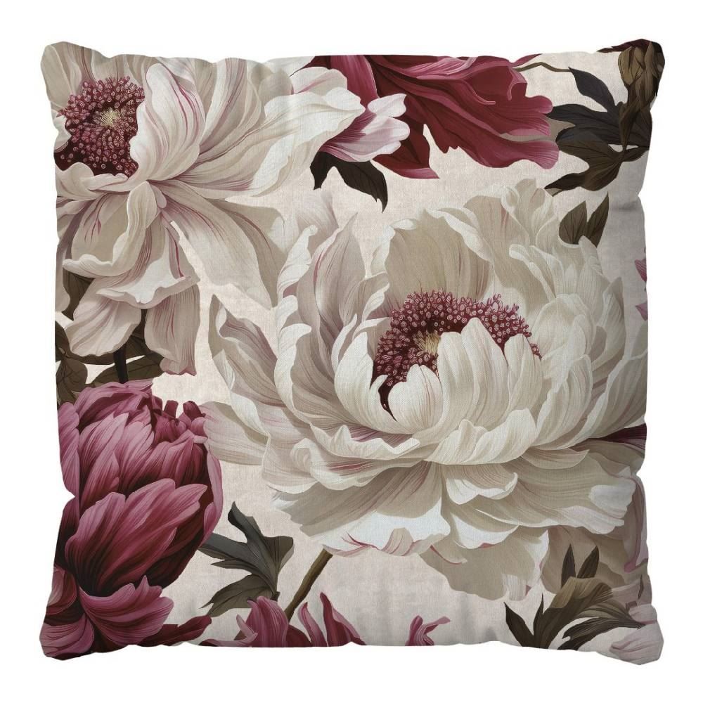 Almofada Veludo 48X48cm Estampada Havan Casa - Begônia Fúcsia