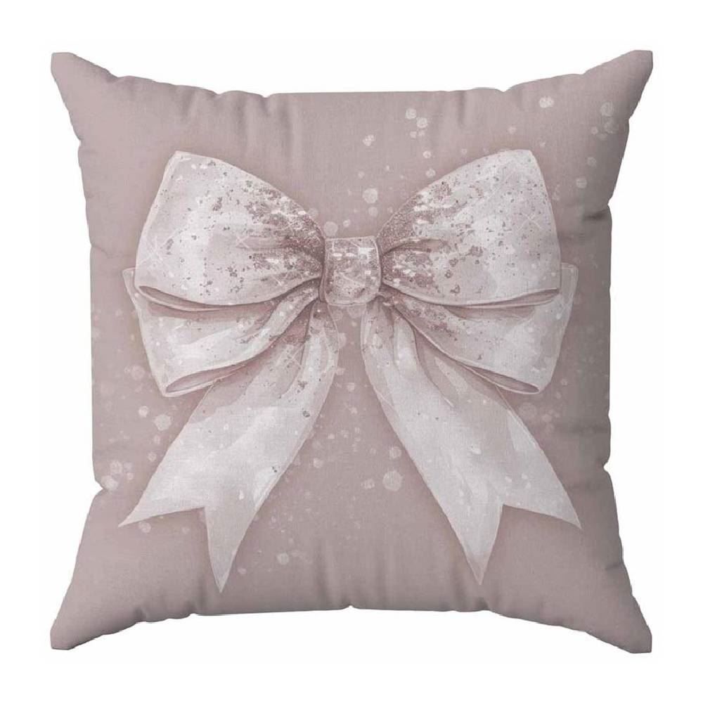 Almofada Veludo 48X48cm Estampada Havan Casa - Laço