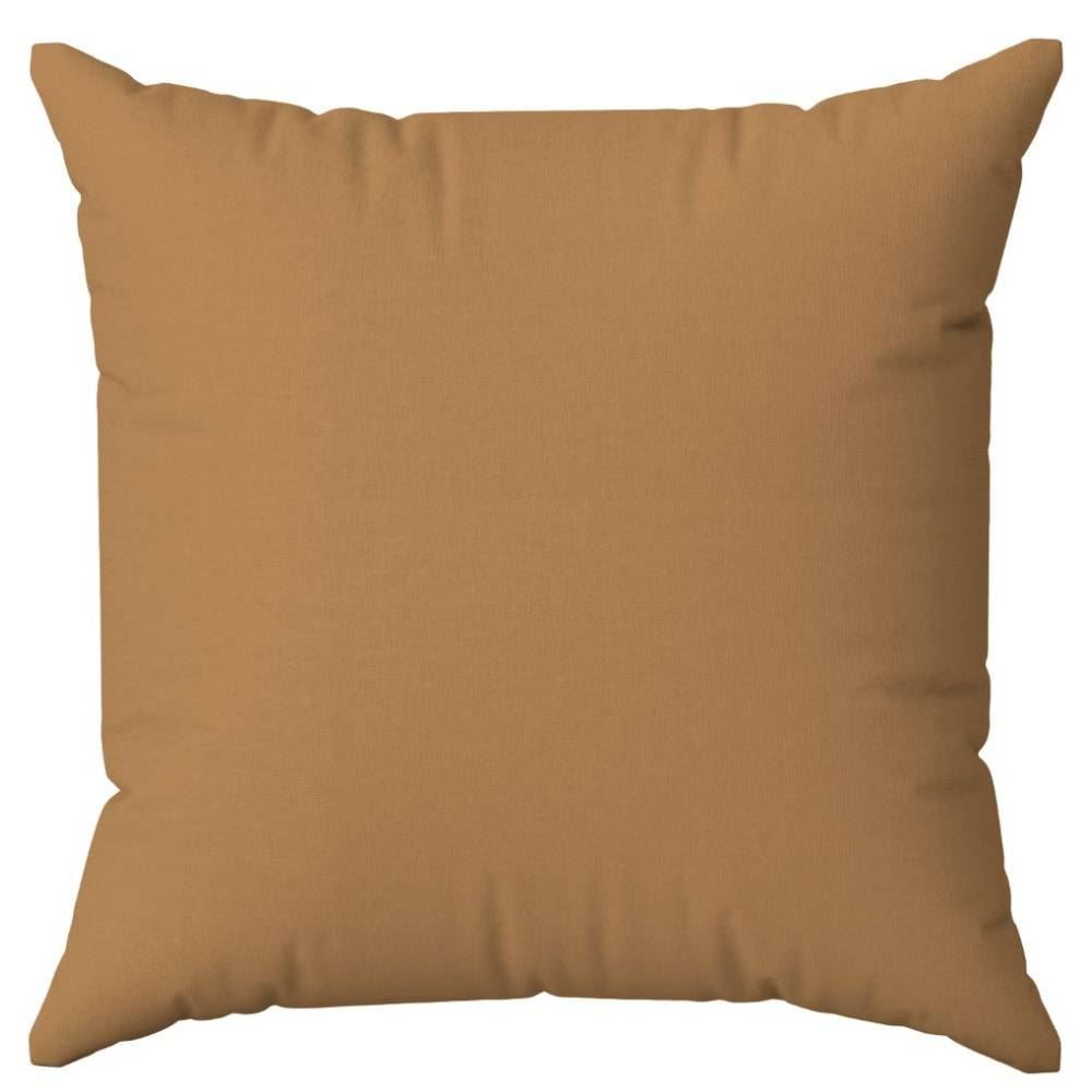 Almofada Veludo 48X48cm Liso Havan Casa - Mostarda