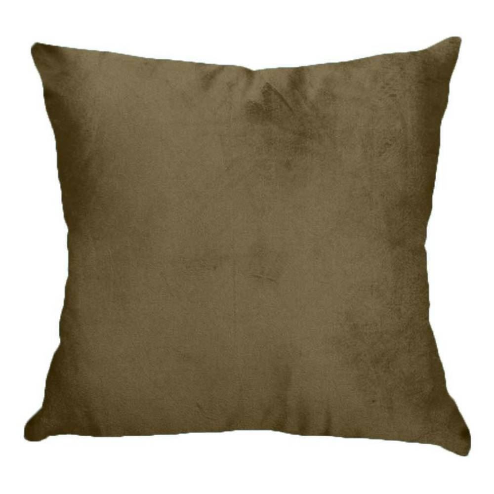 Almofada Veludo 48X48cm Liso Havan Casa - Marrom