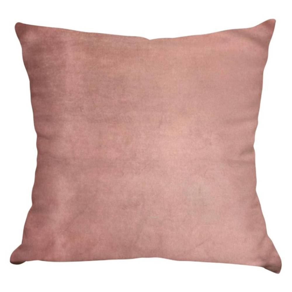 Almofada Veludo 48X48cm Liso Havan Casa - Rosa