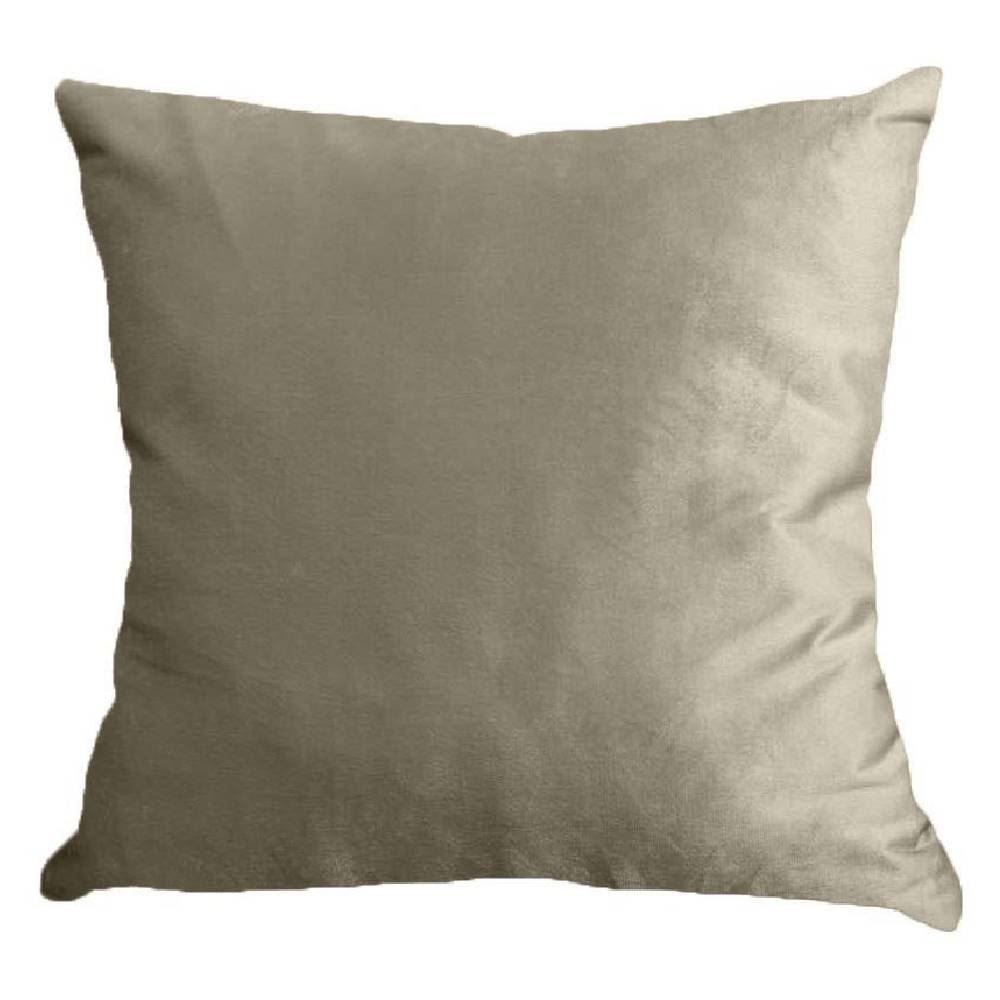 Almofada Veludo 48X48cm Liso Havan Casa - Champagne