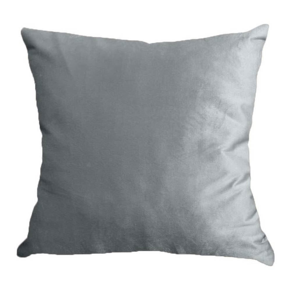 Almofada Veludo 48X48cm Liso Havan Casa - Cinza
