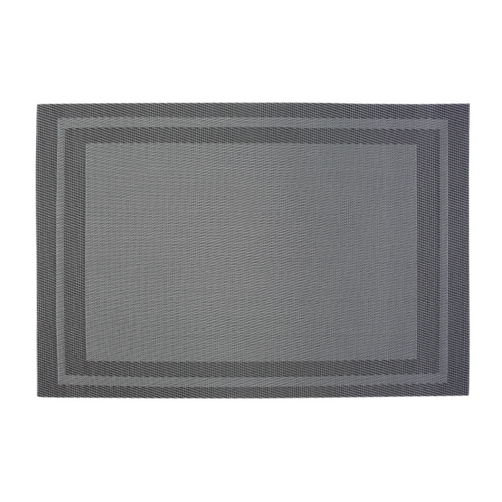 Americano Avulso 2 Cabos Tramado Havan Casa 1 Pç  - Cinza Bordas