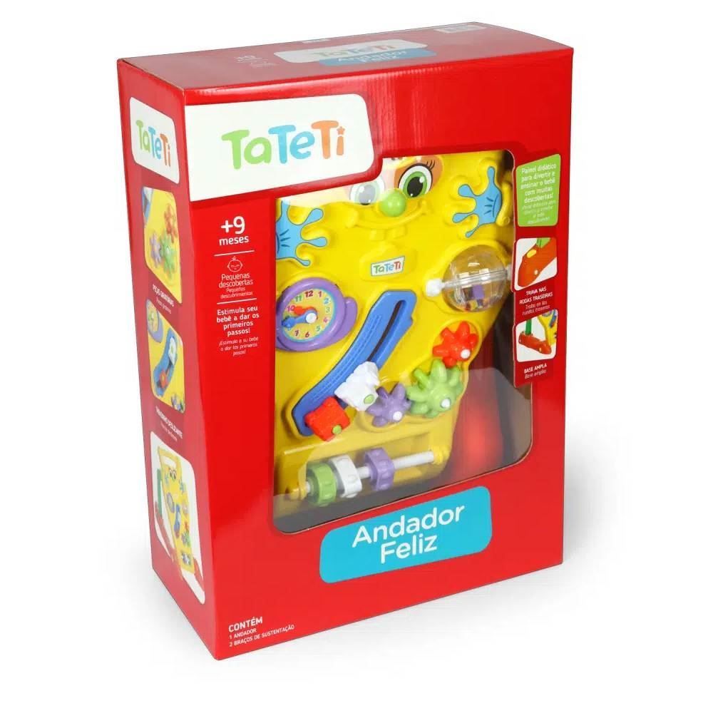 Andador Feliz Didático Calesita - Amarelo