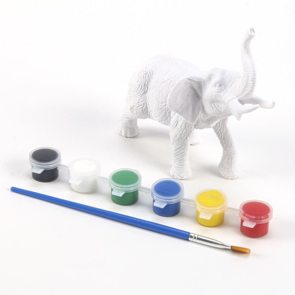 Animais Selvagens Pintura Elefante Havan Toys - HBR0697
