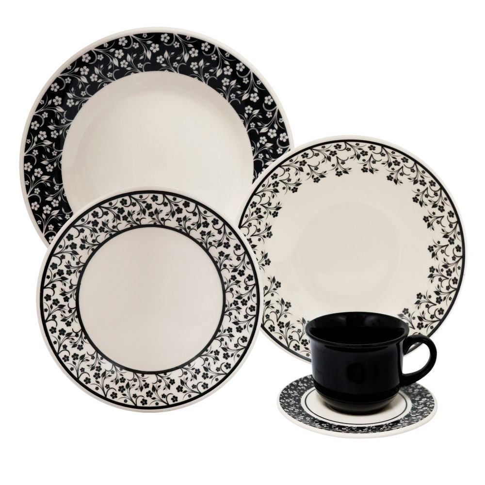 Aparelho De Jantar Biona By Havan Casa 20 Peças - New Arabesco 2.0