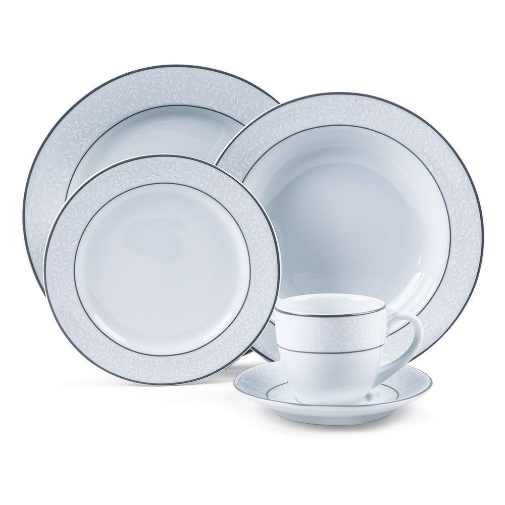 Aparelho De Jantar Charlotte Schmidt 30 Peças - Porcelana