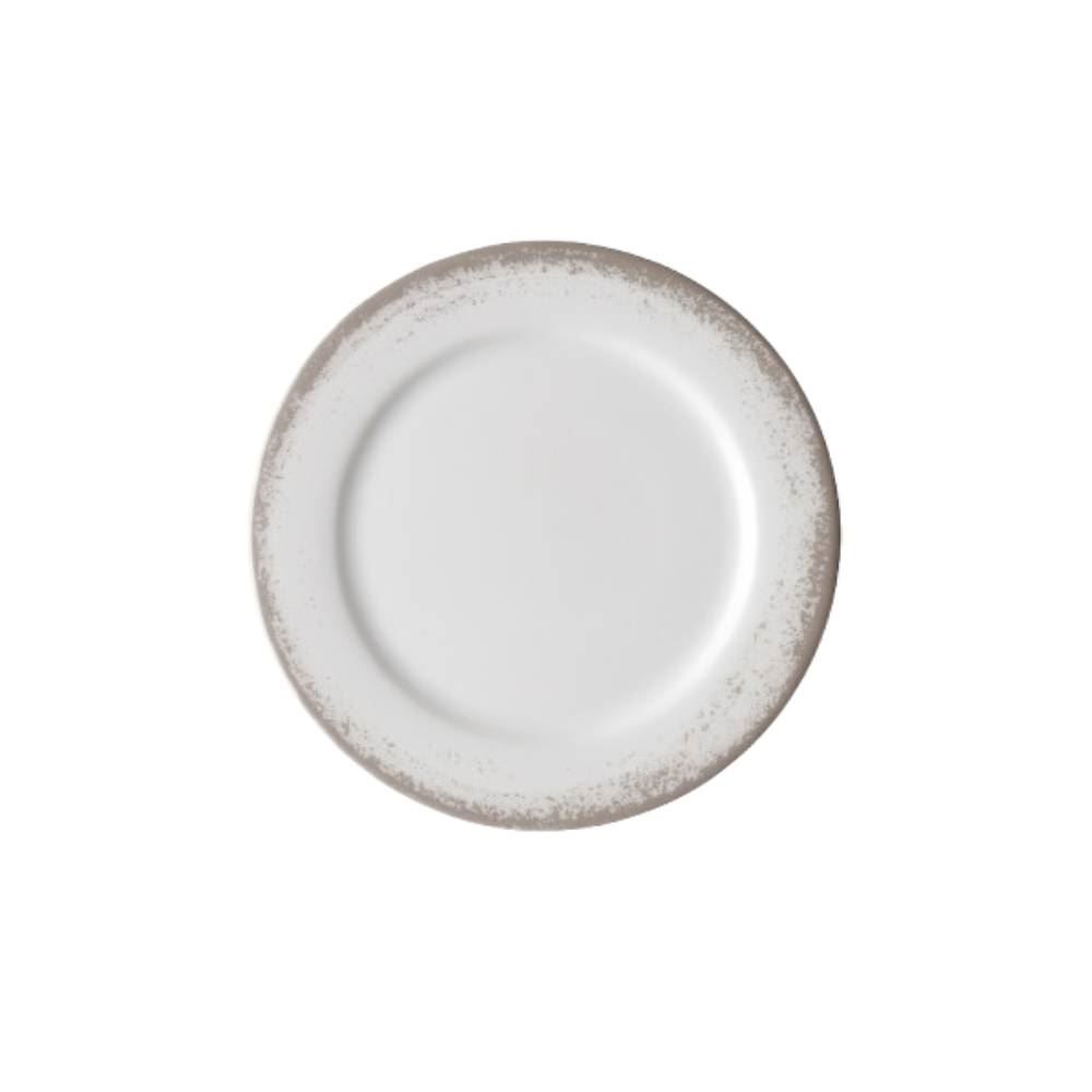 Aparelho De Jantar Schmidt 16 Peças - Nevoa Cinza