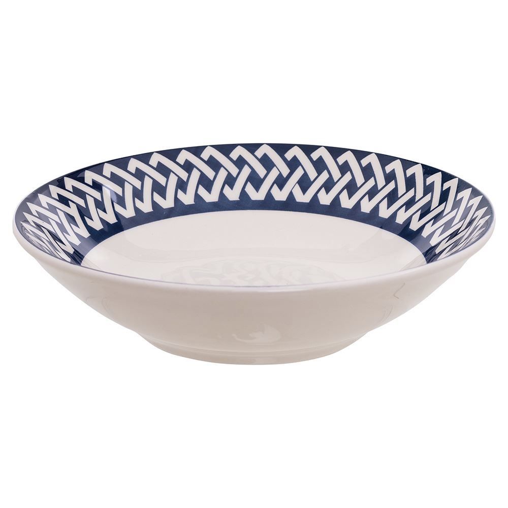 Aparelho De Jantar Havan Casa Trama Blue 20 Peças - Cerâmica