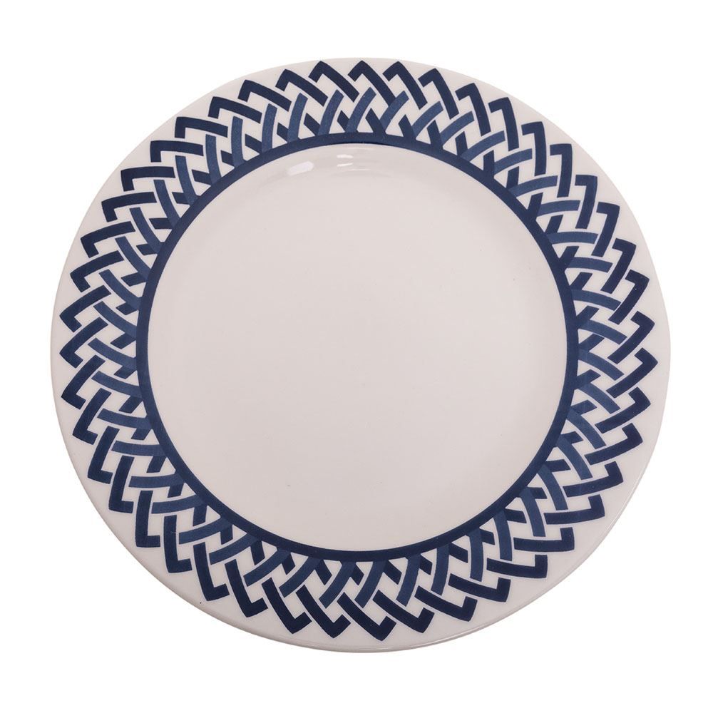 Aparelho De Jantar Havan Casa Trama Blue 20 Peças - Cerâmica