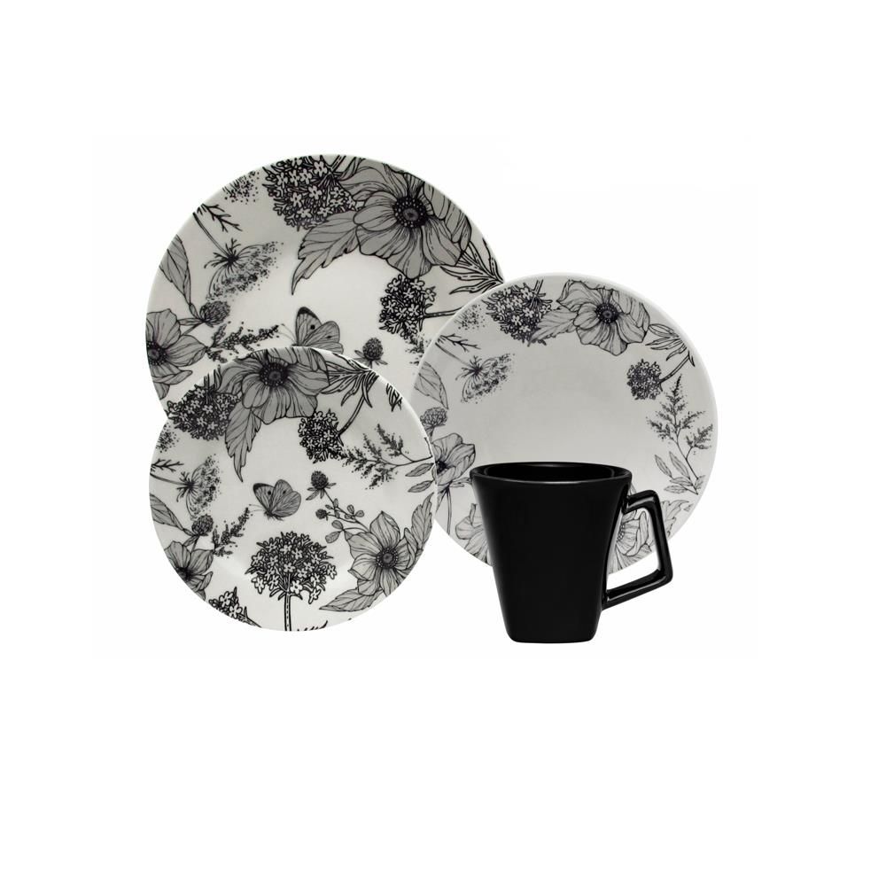 Aparelho De Jantar/Chá Biona By Havan Casa Francis 16 Peças - FRANCIS