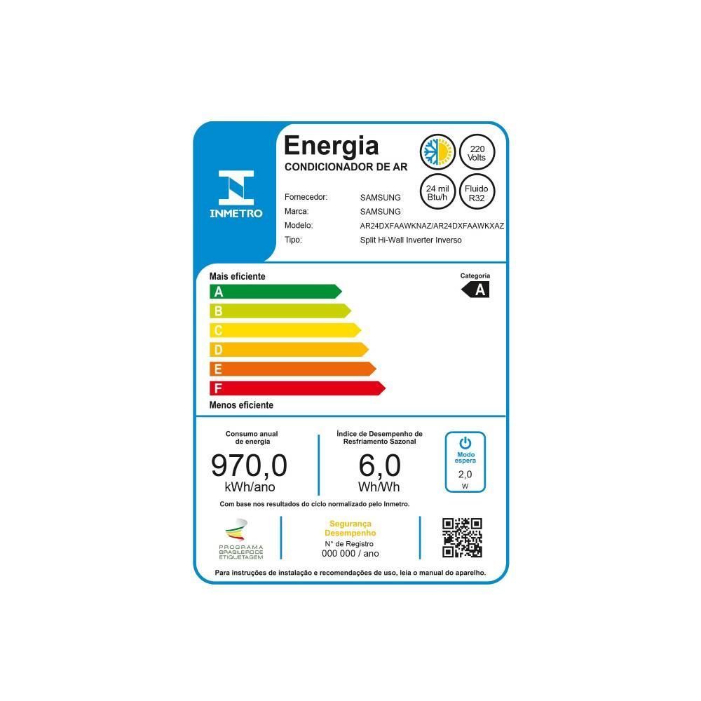 Ar Condicionado Samsung 12000 Btus Frio Windfree Ar12dyfaawk - 220V