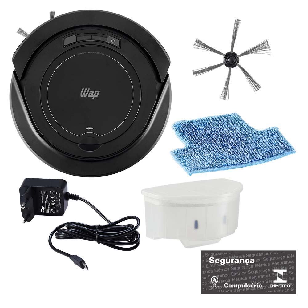 Aspirador De Pó Wap Robô W90 - Bivolt