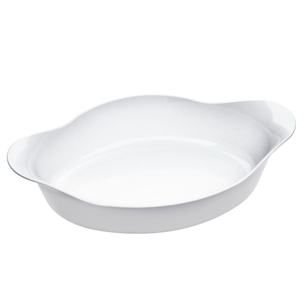 Assadeira Oval Opaline Marinex 1,85 Litros - Branca