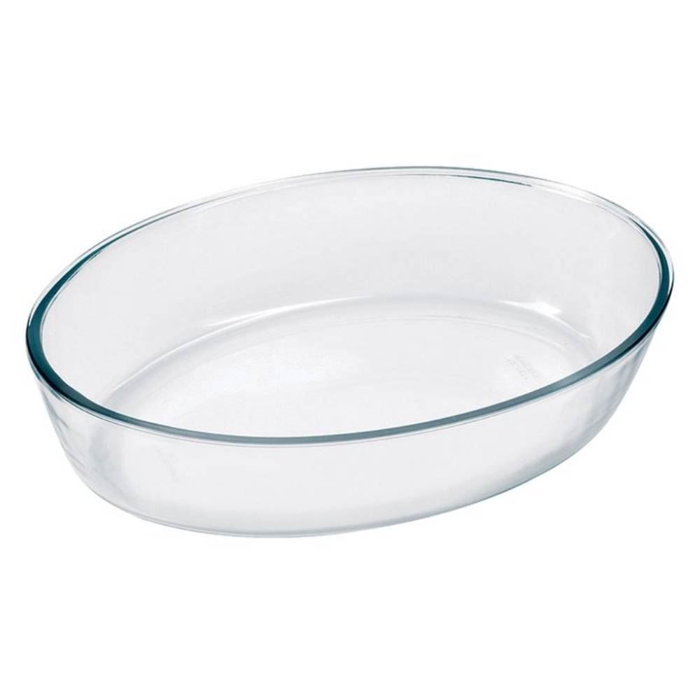 Assadeira Oval Temperado 1,6 Litros Marinex - Transparente 