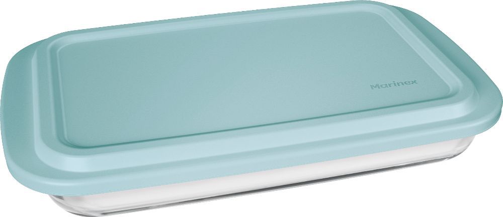 Assadeira Retangular Com Tampa 1,6 Litros Marinex - Colors