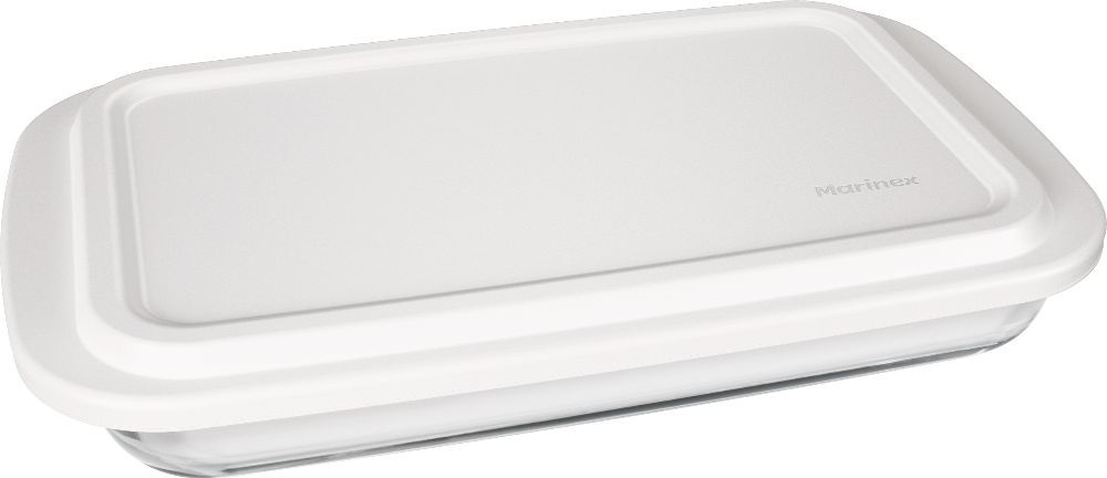 Assadeira Retangular Com Tampa 1,6 Litros Marinex - Colors