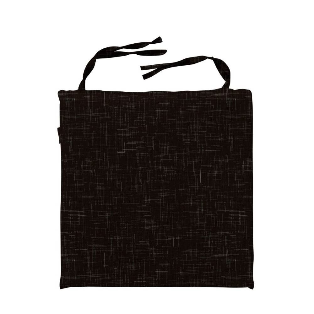 Assento De Cadeira 40X40 Cm Havan Casa - Textura Preto