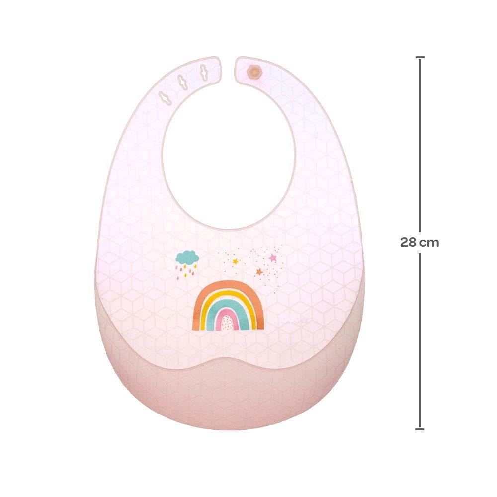 Babador Pega Migalhas Em Silicone Buba - ARCO IRIS