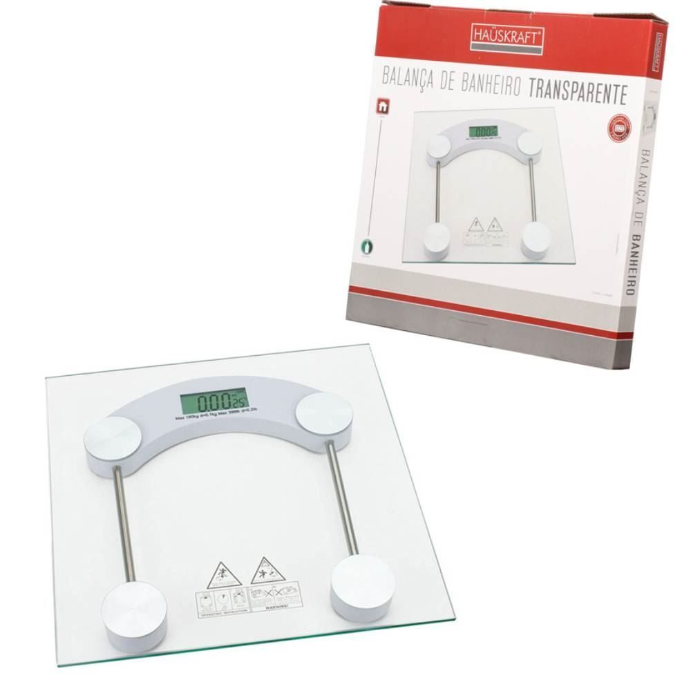 Balança Eletrônica Etilux Transparente - BALT-001