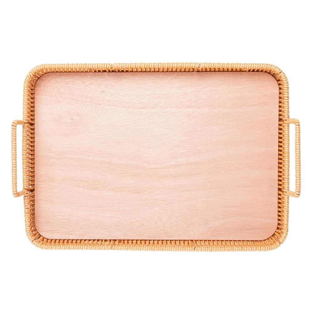 Bandeja Retangular Com Alça Kali 30Cm -  Lyor