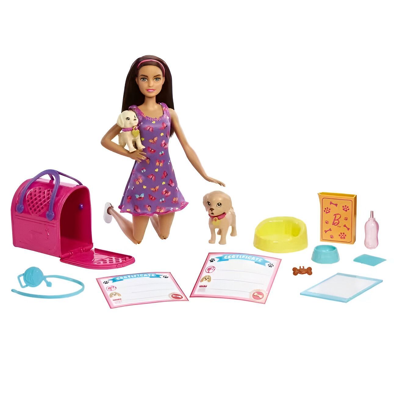 Barbie Adota Cachorrinhos Mattel -  HKD86