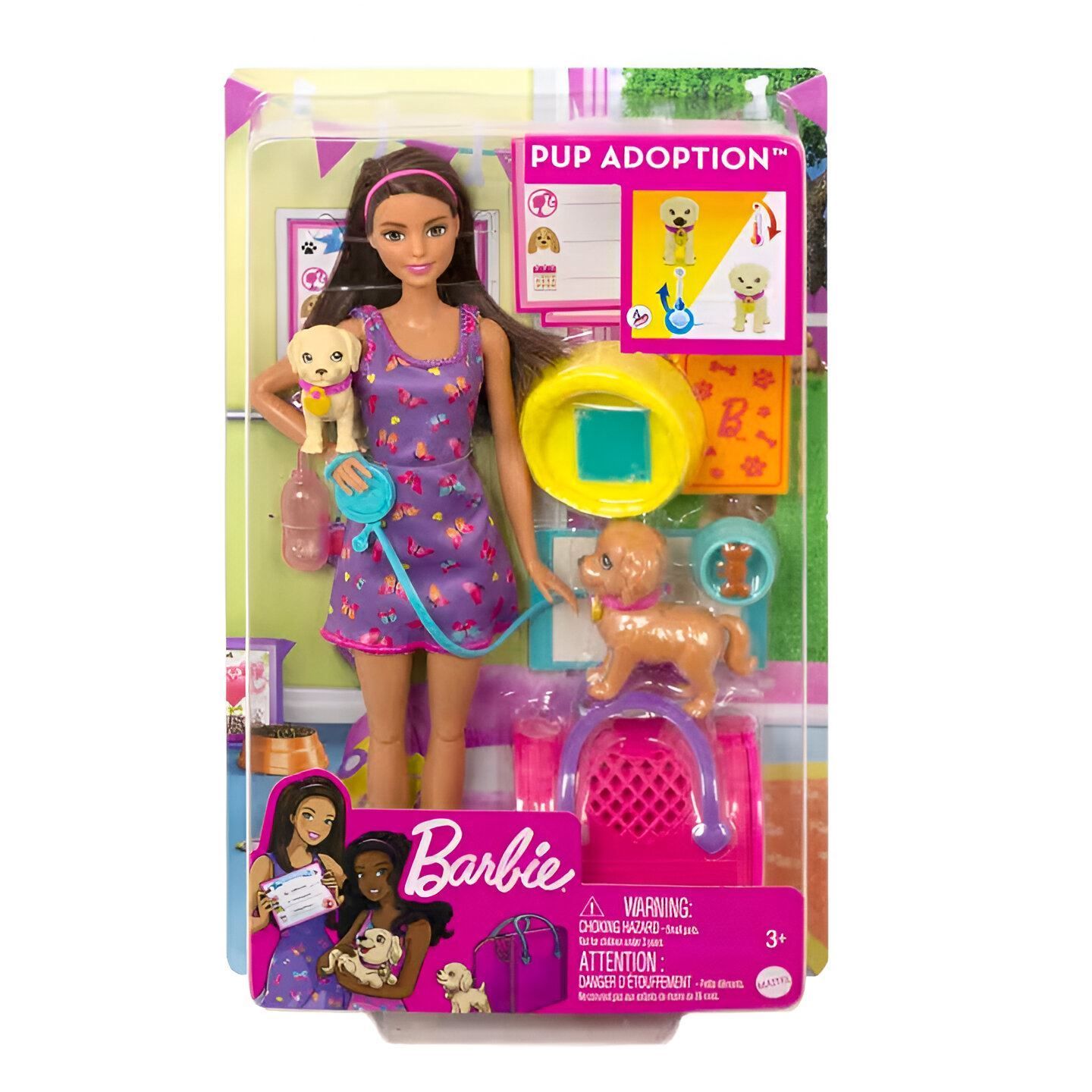 Barbie Adota Cachorrinhos Mattel -  HKD86