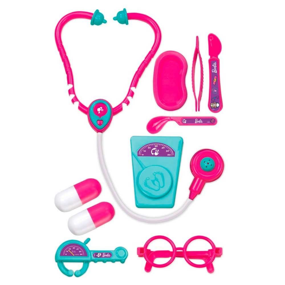 Barbie Doutora Kit Médica 9 Peças Fun - F0057-9