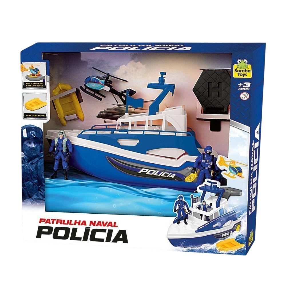 Barco Patrulha Naval Polícia Sambatoys - 0471