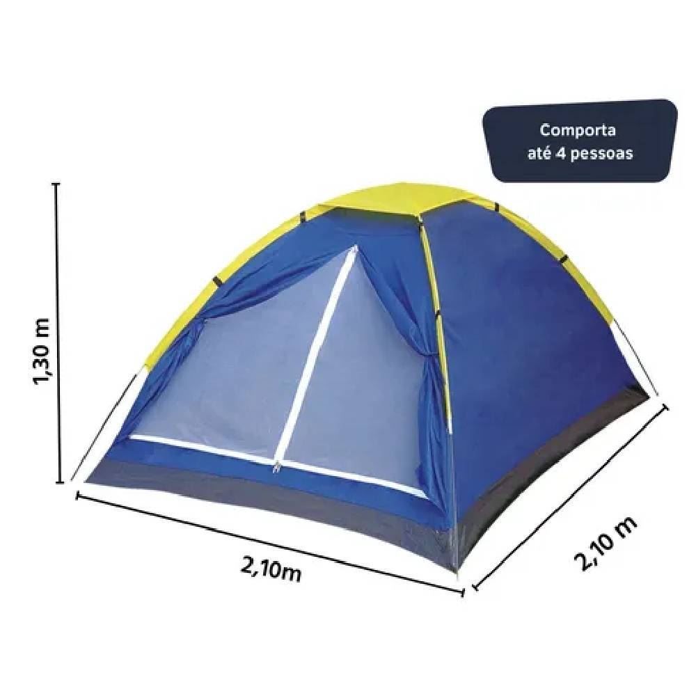 Barraca Camping Iglu 4 Pessoas 9035 Mor - Azul