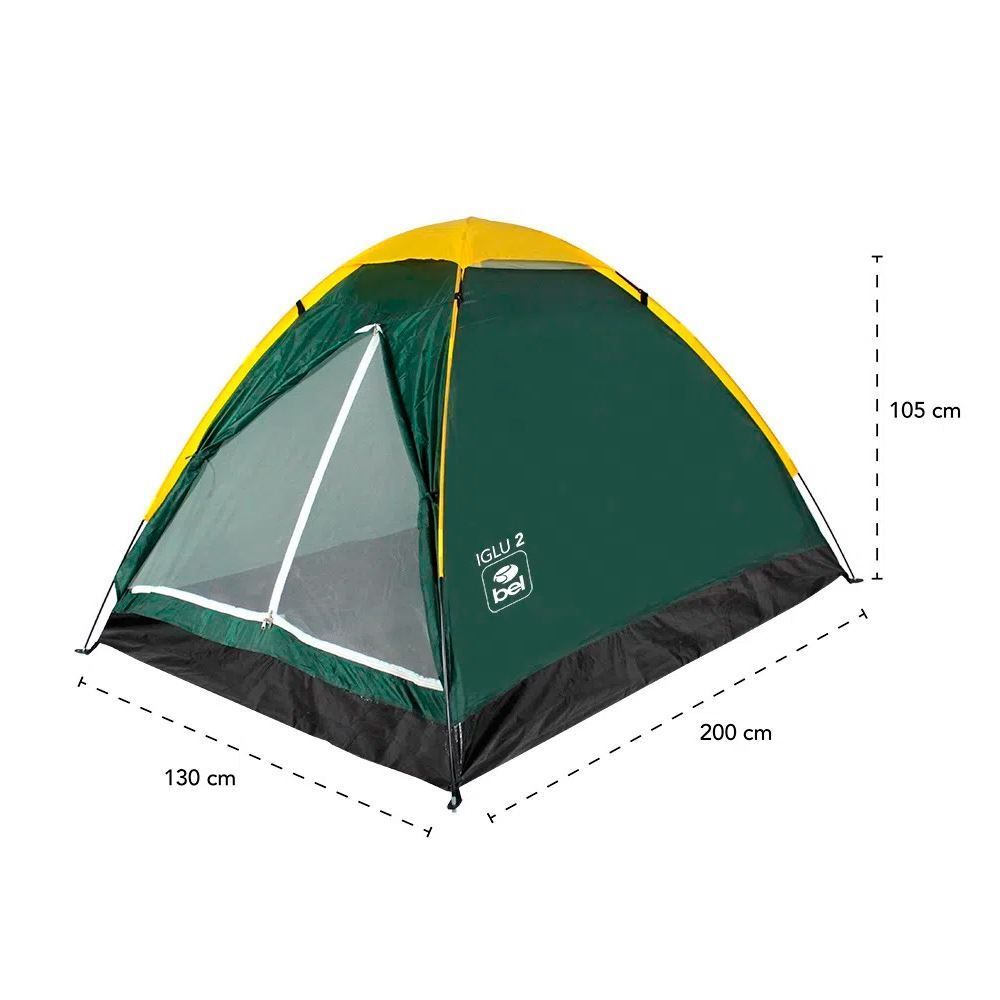 Barraca De Camping Iglu 2 Pessoas Bel Fix - Verde