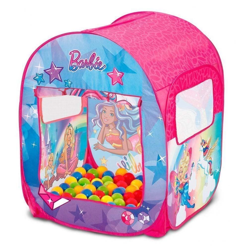 Barraca Infantil Da Barbie Com 50 Bolinhas Fun - F00068