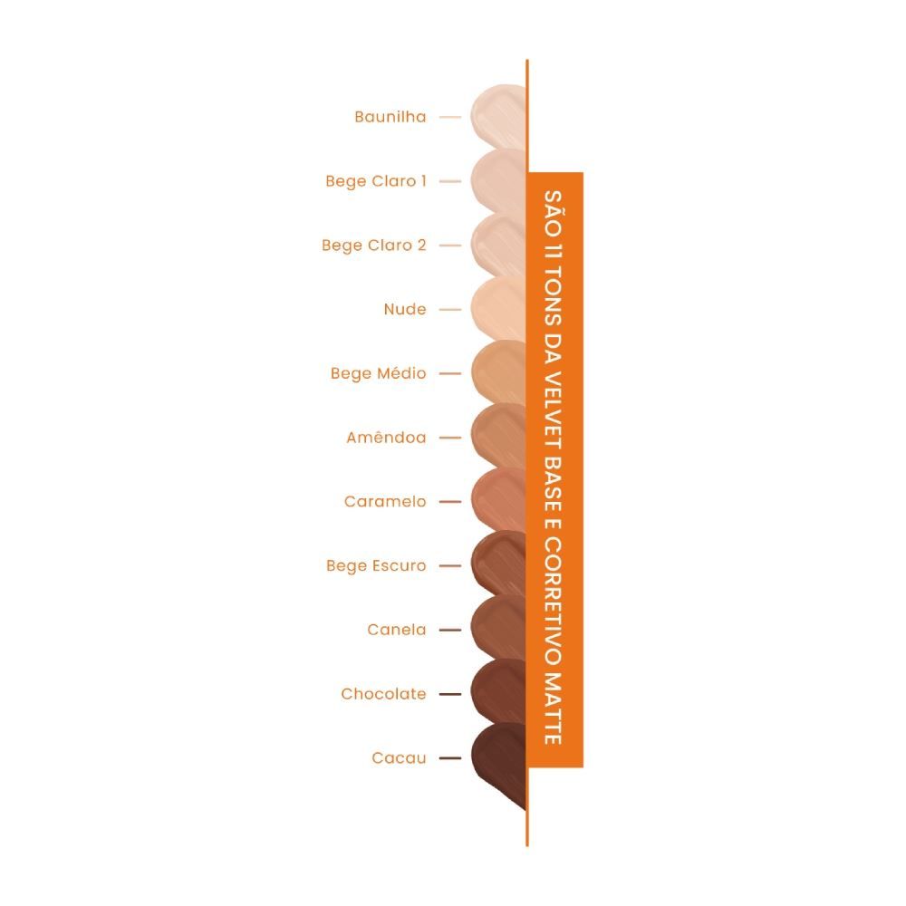 Base E Corretivo Mate Velvet Skin Nude Mari Maria - 25g