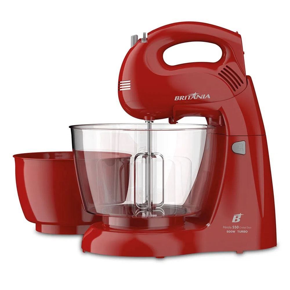 Batedeira Perola 550 Cristal Duo Turbo 500W Britânia