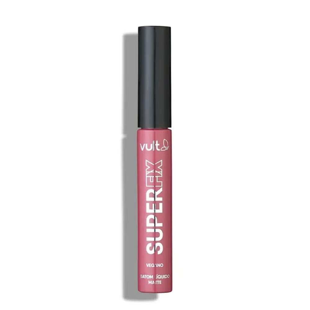 Batom Líquido Matte Rosa Queimado Super Fix Vult - 5ml