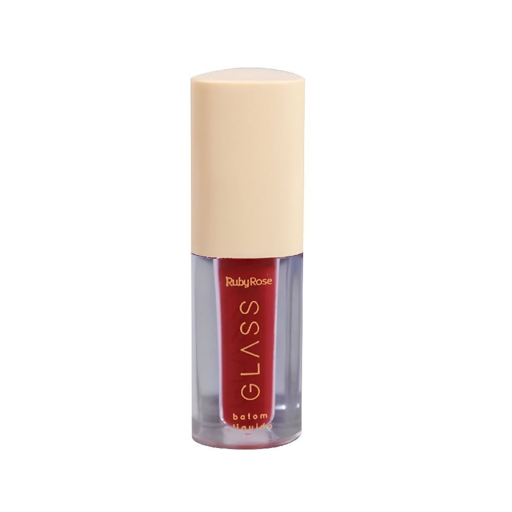 Batom Líquido Velvety Glass Bg08 Ruby Rose - 3,5ml