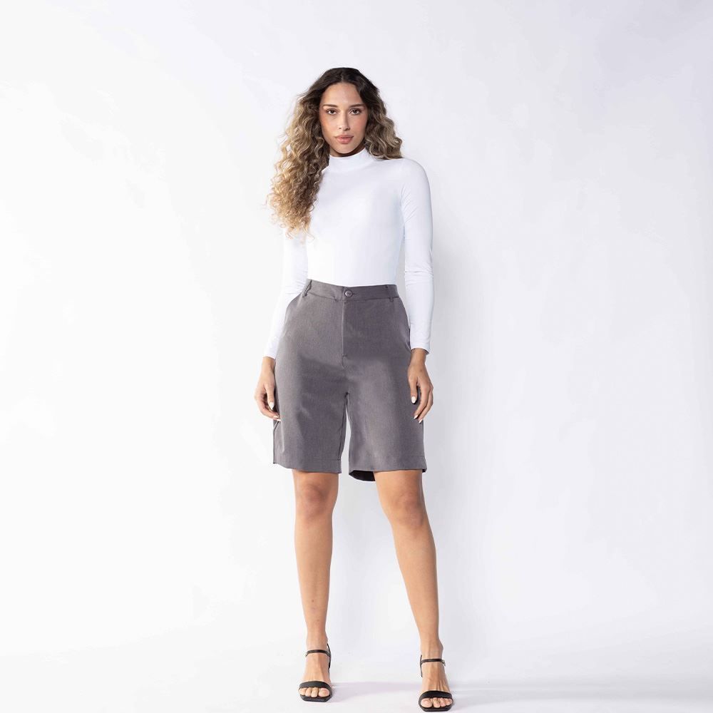 Bermuda Feminina De Alfaiataria Patrícia Foster
