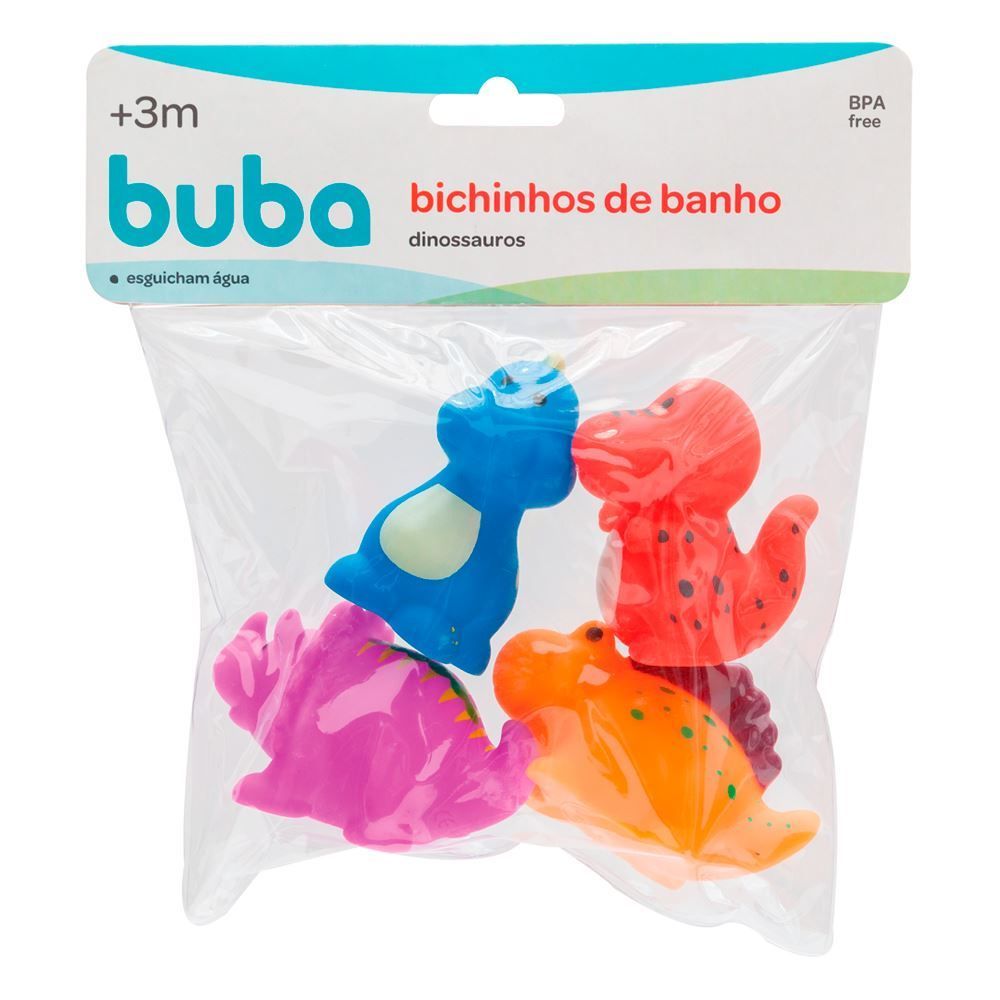 Bichinhos Para Banho Dinossauros Buba - Dino