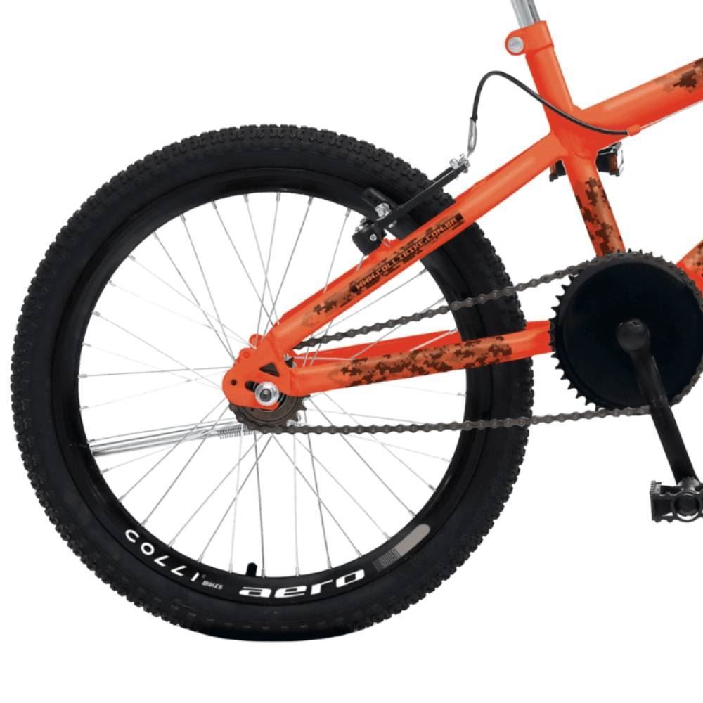 Bicicleta Aro 20 Colli Max Boy Laranja Neon