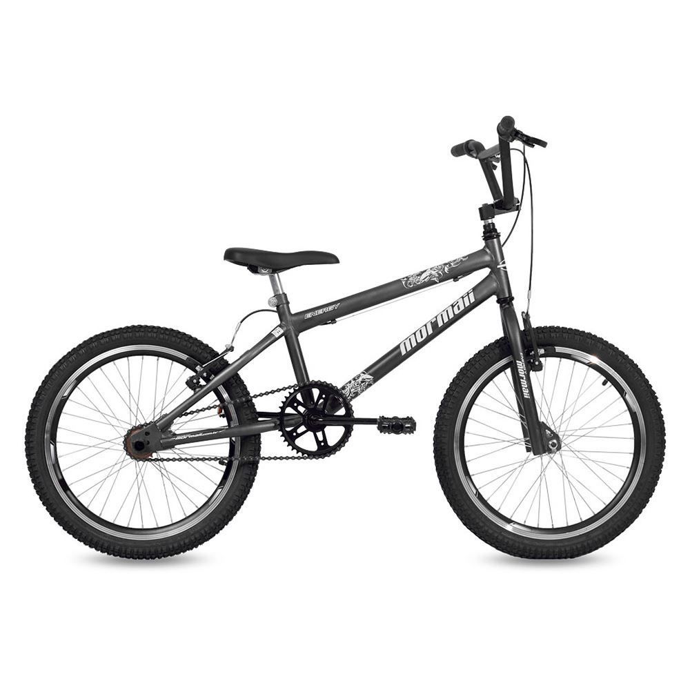 Bicicleta Aro 20 V-Brake Mormaii Cross Energy - Chumbo