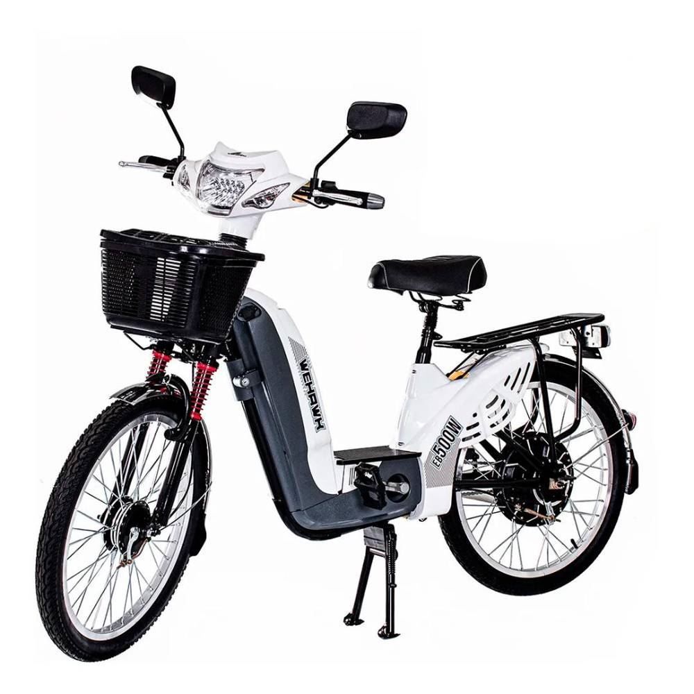 Bicicleta Elétrica Wehawk Wx-01 Eb500w Com Bateria 48V Branca - 272308