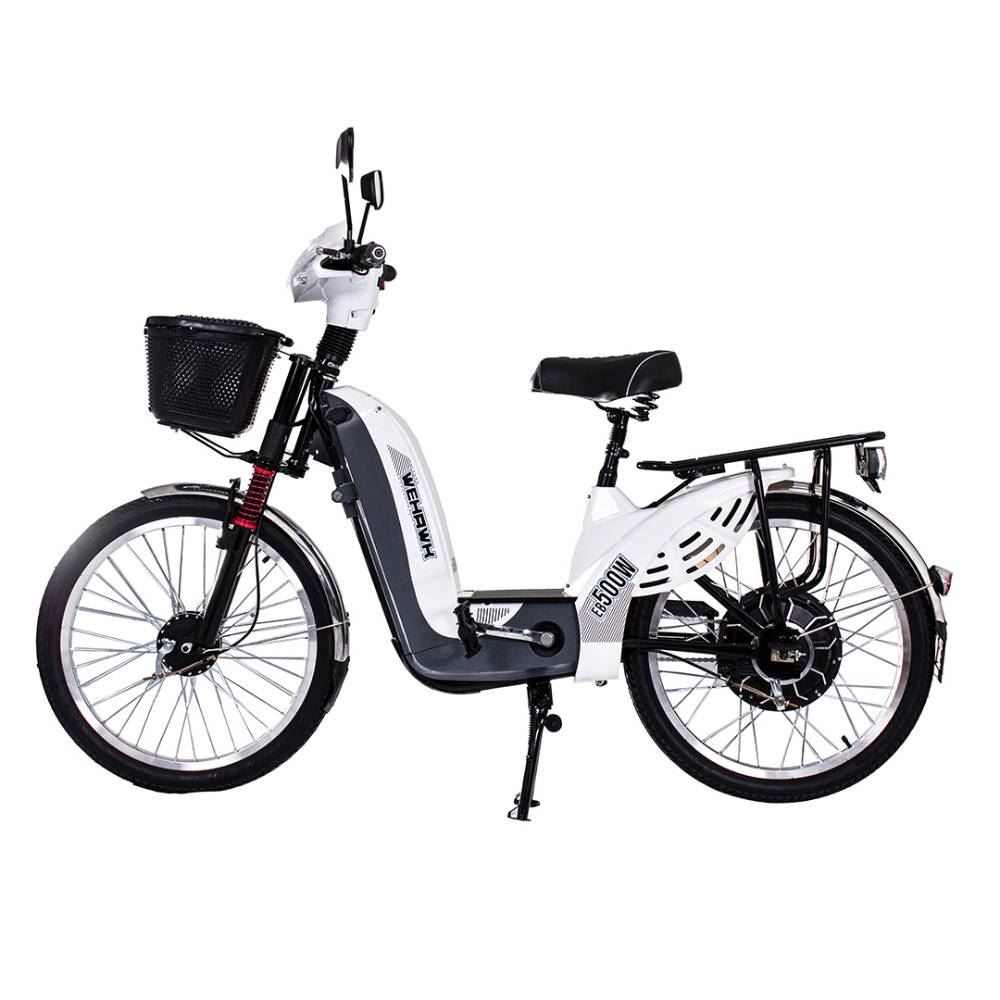 Bicicleta Elétrica Wehawk Wx-01 Eb500w Com Bateria 48V Branca - 272308