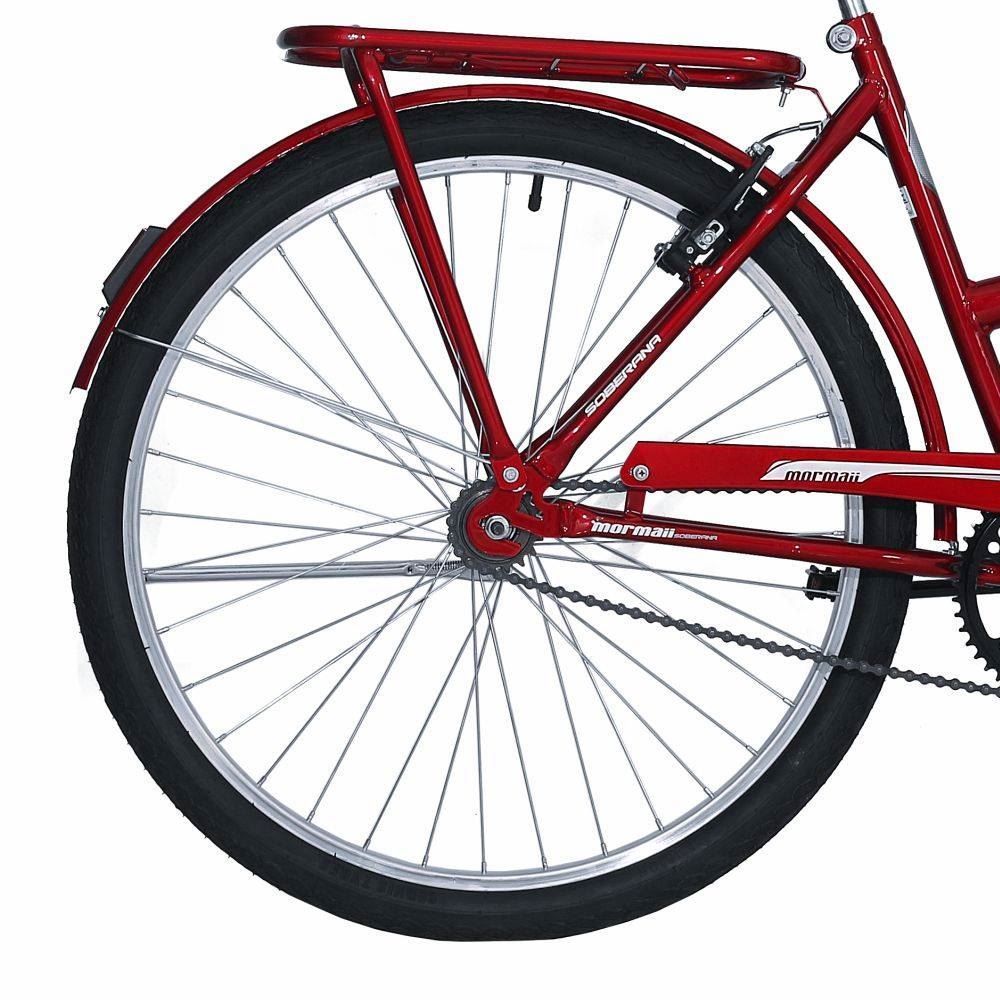 Bicicleta Mormaii Aro 26 Soberana 1V Brake - Vermelho