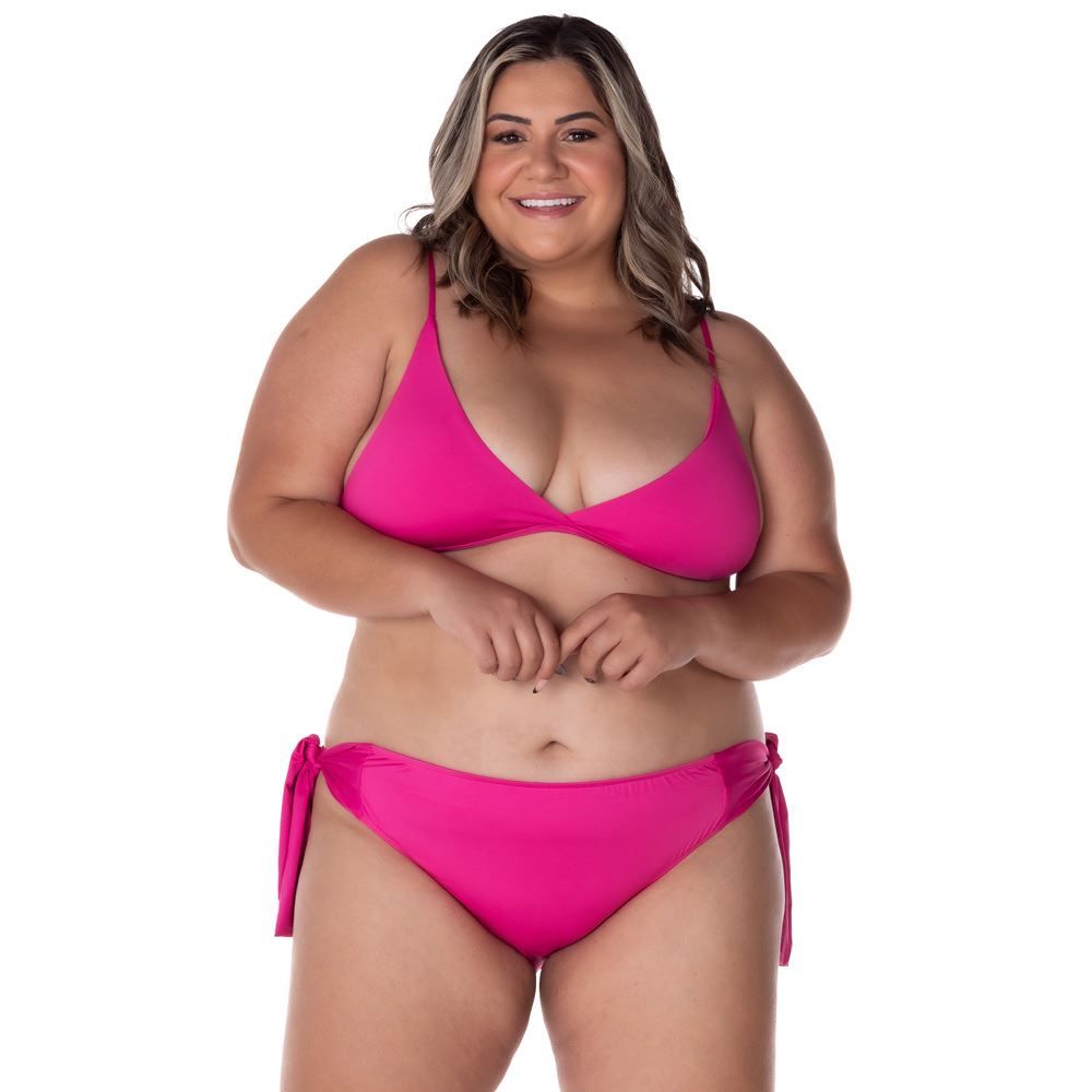 Biquíni Parte de Baixo Plus Size com Nó Patrícia Foster Mais