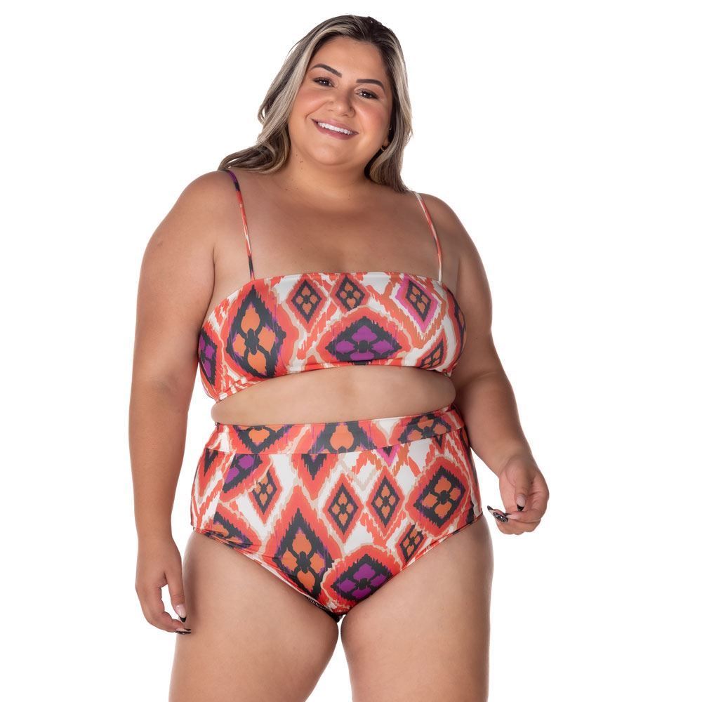 Biquíni Parte de Baixo Plus Size Hotpant Patrícia Foster Mais