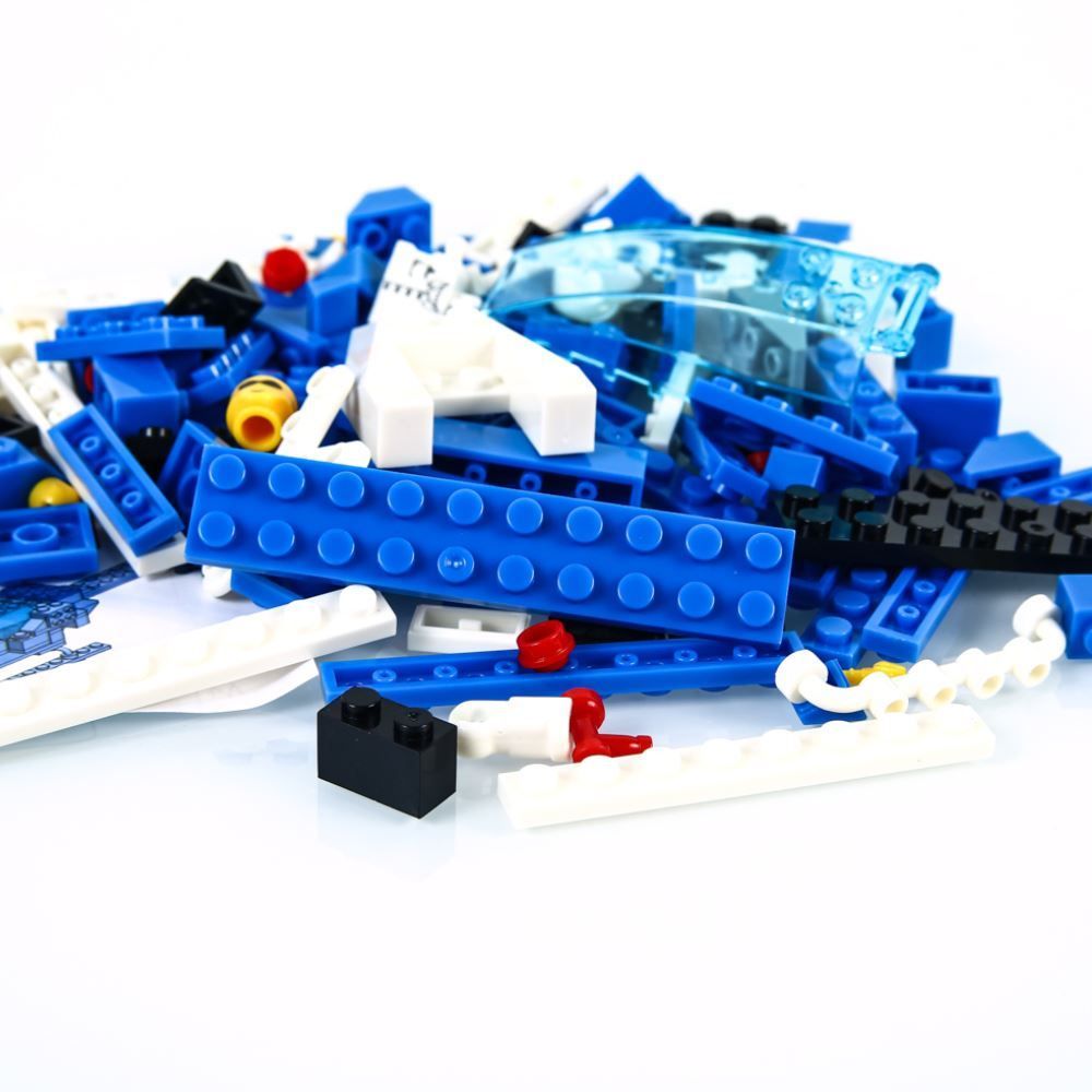 Bloco De Montar Policia 122 Peças Havan Toys - HME1397