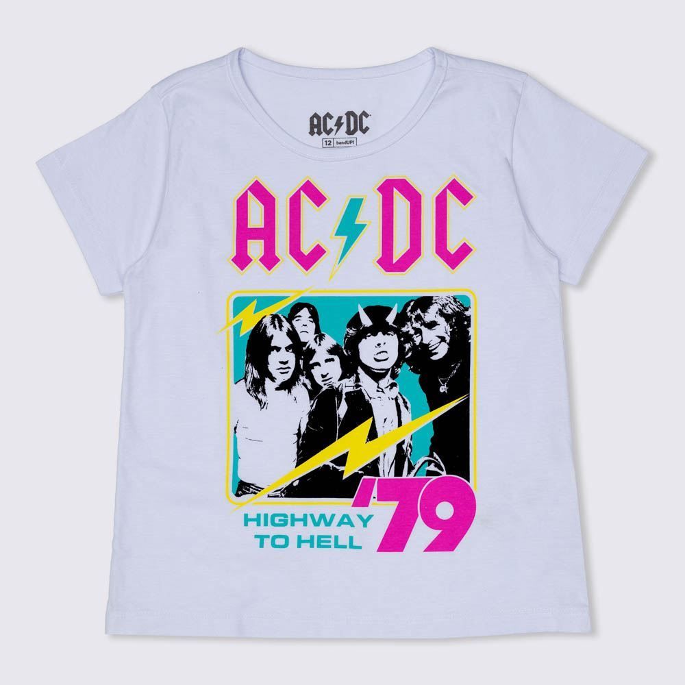 Blusa 12 a 16 anos ACDC 79 BandUP