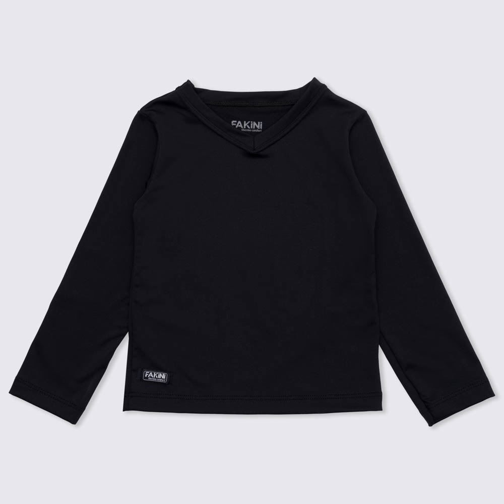 Blusa 12 a 16 anos Térmica Gola V Fakini