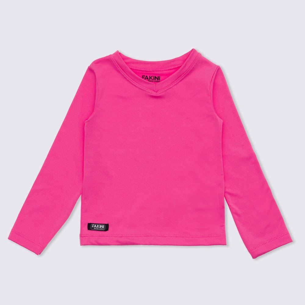Blusa 12 a 16 anos Térmica Gola V Fakini